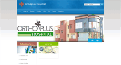 Desktop Screenshot of orthoplushospitals.com