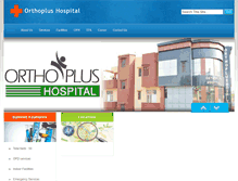 Tablet Screenshot of orthoplushospitals.com